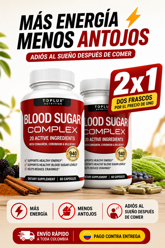 Blood Sugar Complex | Pack Recupera Tu Energía 2x1